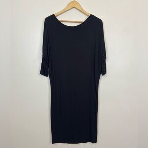 YALA BAMBOO SPANDEX COMFY COZY BREATHABLE FLATTERING DRESS